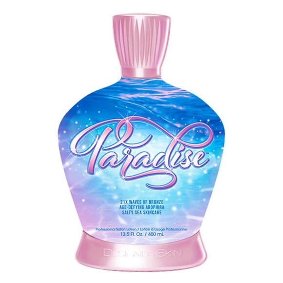 2025 Designer Skin Paradise 21X Bronzer Tanning Lotion 13.5 Oz + 5 FREE Packets - Picture 1 of 1